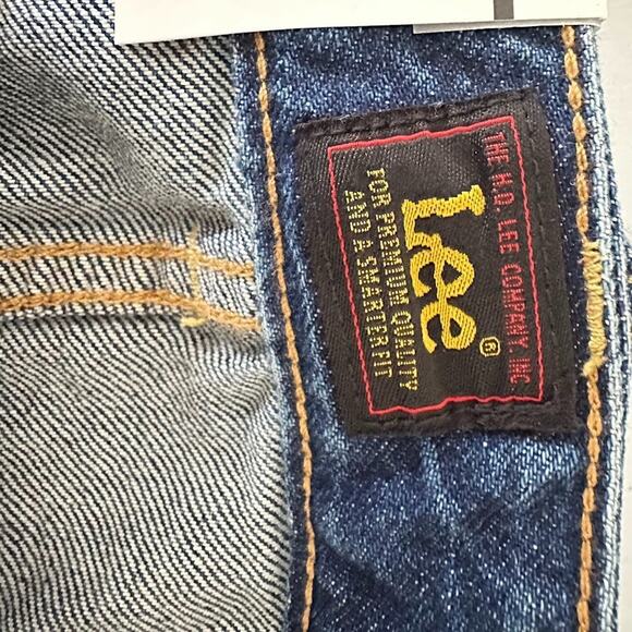 Lee Women's Slim Rider Jeans in Night Journey Blue Size 29 x 31 Retro Denim - Picture 12 of 15